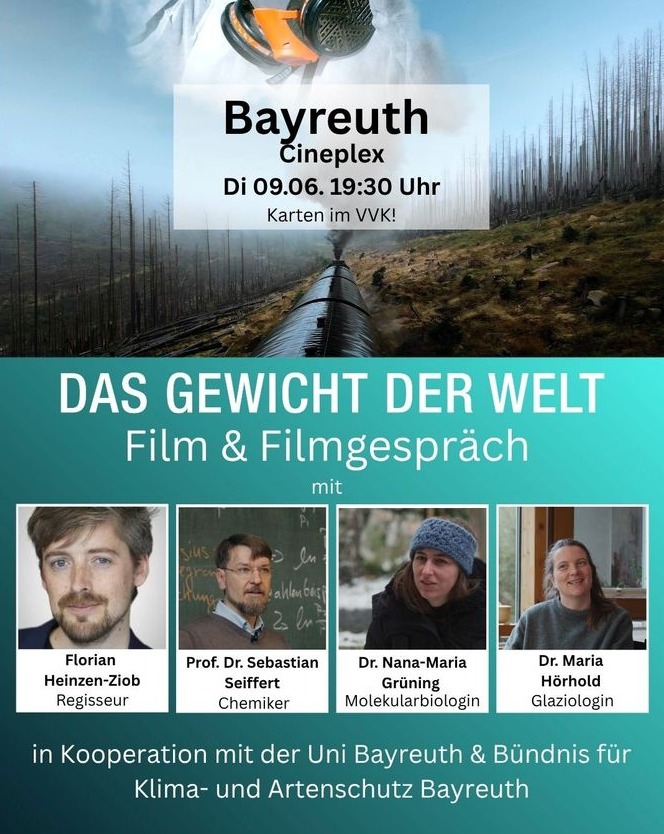 Das Gewicht der Welt – Film & Filmgespräch im Cineplex Bayreuth am 9. Juni 2026 um 19:30 Uhr