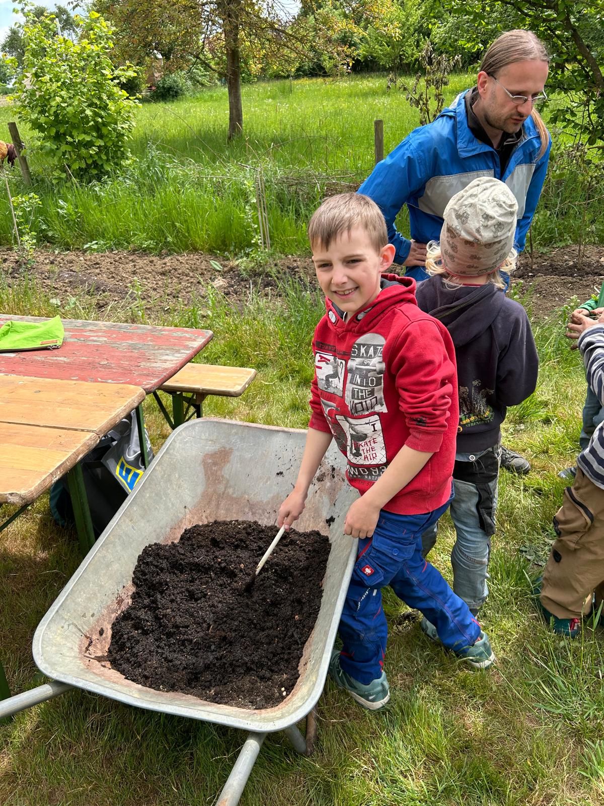 Samenkugeln matschen